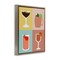 Stupell Industries Mixed Cocktail Drinks Framed Floater Canvas Wall Art Design by Natalie Carpentieri
